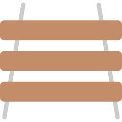 Railway Track Flat Icon