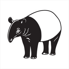 Endangered Beauty - Malayan Tapir in the Wild