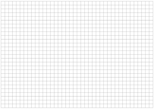 Pattern texture for bullet journal. Checkered wide printable sheet. Squared black minimal grid graph paper template for notebooks. Education simple backdrop. Mathematics pattern background.