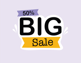 discount vector with bold text, tags, banners, and modern layout