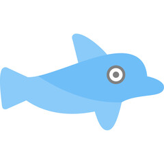 Whale Flat Icon