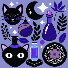 Mystical Occult Symbols for Halloween & Witchcraft Content