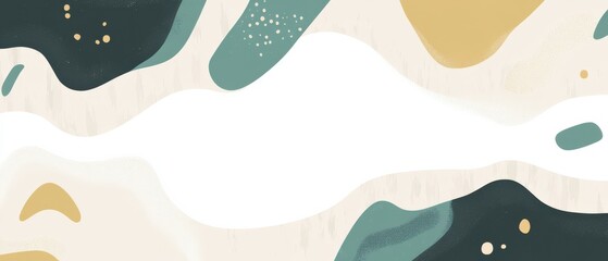 Abstract organic shapes background in muted earthy tones with copy space for text or product placement Concept of nature, minimalism, and modern design