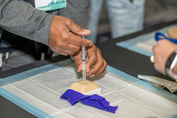 medical injection practice learning education