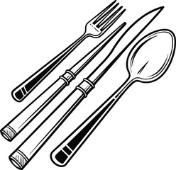 fork spoon and knife