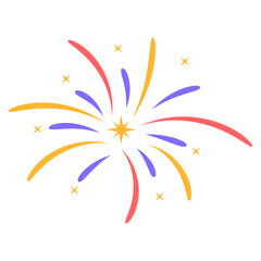 Fototapeta premium Colorful Fireworks