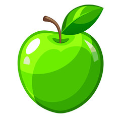 green apple vector