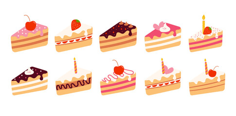 Cake Illustrations Set
