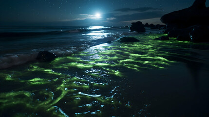 Fototapeta premium sunset over the sea