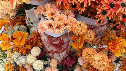tropical coral reef,bouquet of white roses,Field of purple marigold flowers White-purple flowers, green leaves.Field of purple marigold Bossoms,marigold flowers and blue blossom in the park,floral.