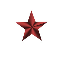 Dark Red Colour star