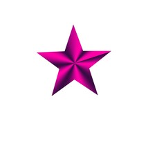 Obraz premium 3d star logo