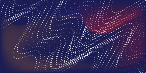 Modern light illustrations point Hi-tech digital technology concept. High tech computer nice good abstract