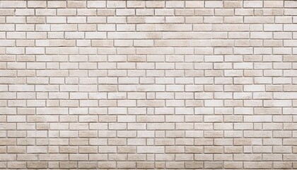 White brown light brick brickwall tiles wall texture wide background banner panorama seamless pattern..