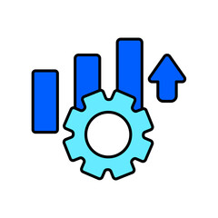 Icon a performance, isolated against a clean background.