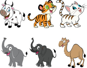 Animal cartoon design