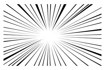 Obraz premium Speed Line Comic