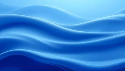Naklejka premium 입체적블루웨이브그라데이션
