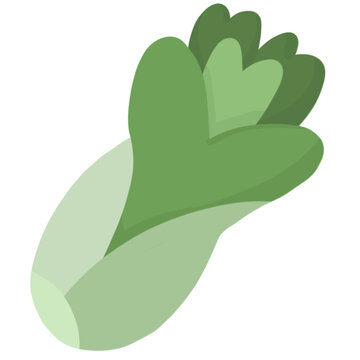 hand holding green leaf