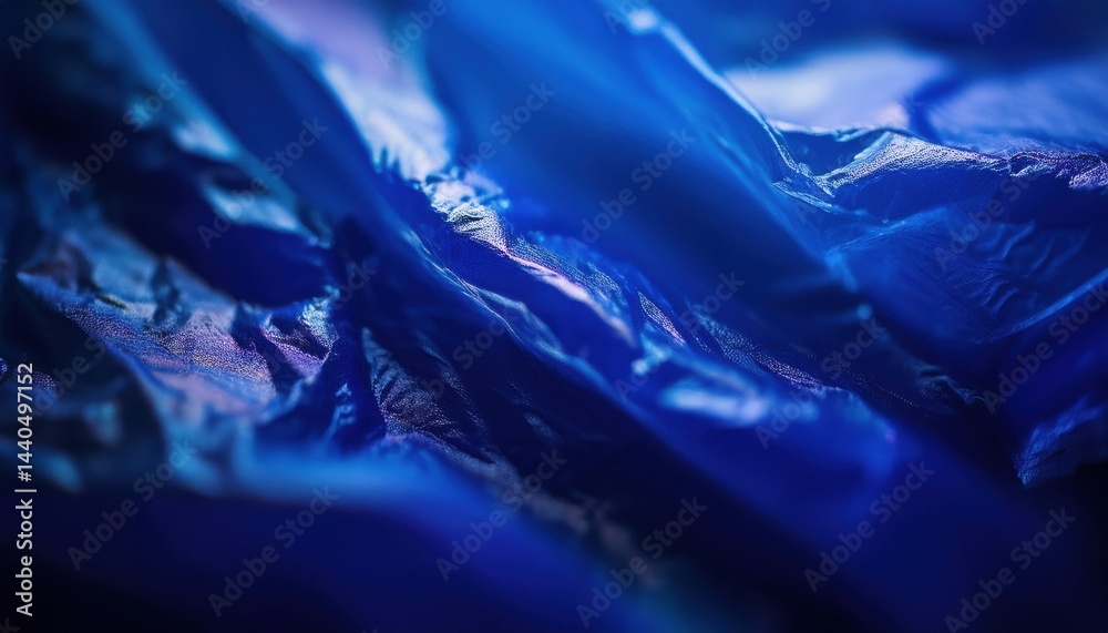Leinwandbilder abstract blue crumpled fabric texture closeup for web backgrounds print graphics branding and creati