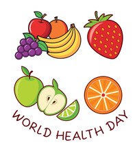 Word healthy day  