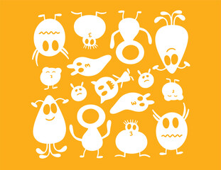 Monster Pattern for Cute and Spooky Halloween Decorations and Projects