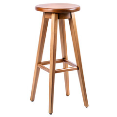 wooden chair isolated on white background 