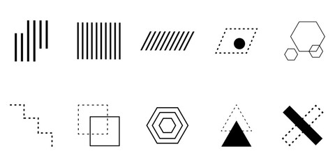 Simple Geometric Shape Set
