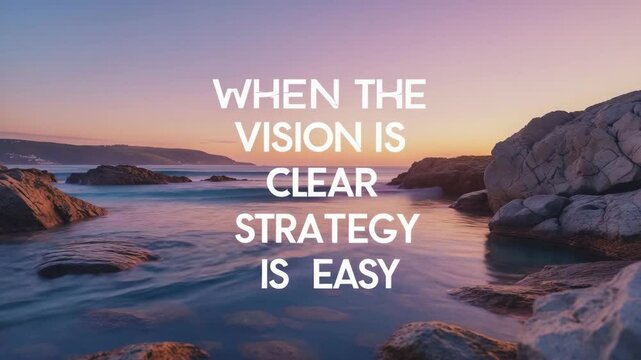 Sunset scenery with motivational quotes