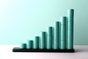 business analytics visuals, growth and progress through compelling data charts and graphs, crucial for understanding market trends and improving financial performance. company's path to success