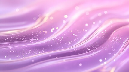 Fototapeta premium Soft pink and purple abstract waves with shimmering glitter