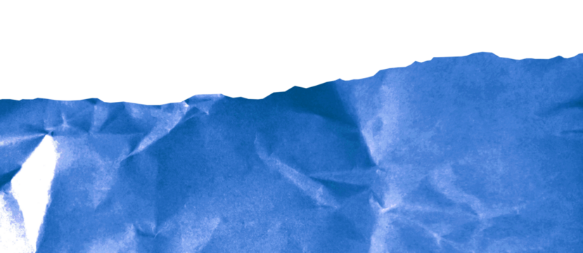 blue cyan crumpled paper texture background with blank space for design. clean blue paper, wrinkled, abstract background.