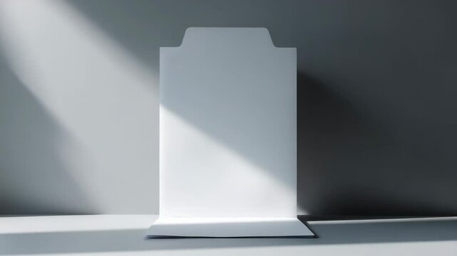 Cover mockup for a file folder