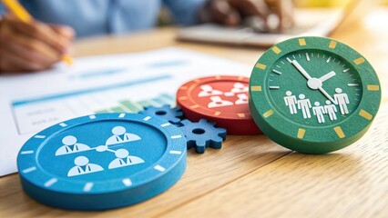 Optimizing Human Resource Management Through Time Management Icons and Team Dynamics in Modern Work Environments