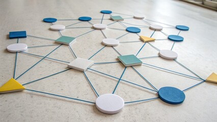 Connecting Human Resources through a Network Diagram of Simple Figures A Comprehensive Visual Guide to Enhancing HR Strategies in Dynamic Work Environments