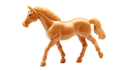 Plastic Toy Horse on White Background for Sale