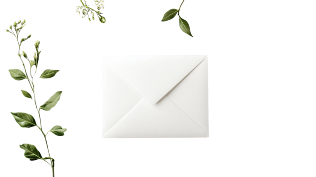 Elegant Wedding Invitation Card Mockup with Calligraphy for Celebrations and Events