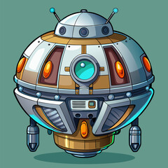 Anti-Gravity Metallic Pod