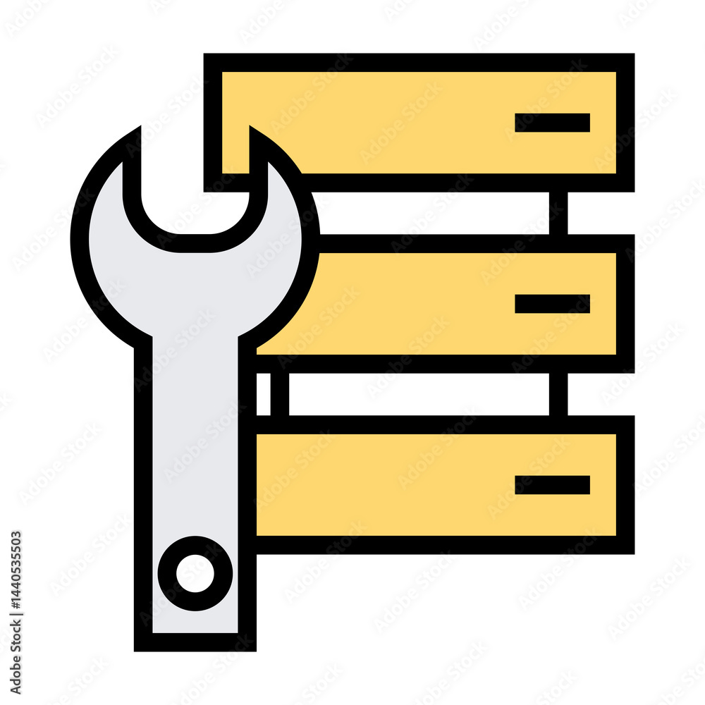 Aufkleber modify data  vector icon