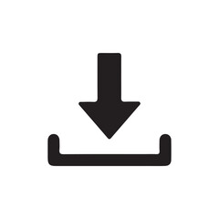 Download icon set. Download button collection. File download icon vector. File download and upload icon symbol in line and flat style on white background. Vector illustration eps 10.