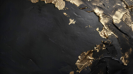 Subtle black and gold texture with organic variations, perfect for premium royal luxury backgrounds, banners, and artistic design presentations.

