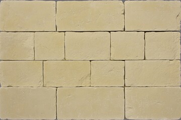Naklejka premium Beige Stone Paver Tiles