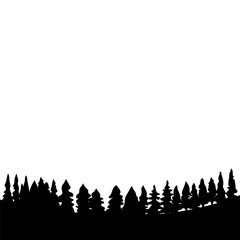 Hill Tree silhouette