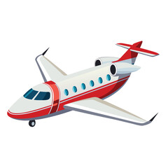 Privet jet icon isolated on white background