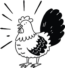 vector illustration of an eagle