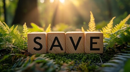 Nature action save our planet serene forest conceptual art tranquil environment close-up view environmental awareness