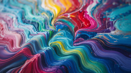 forming colorful layers