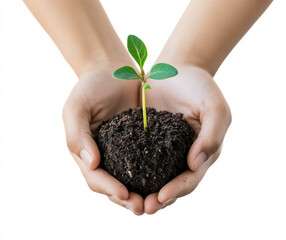 plant in hand