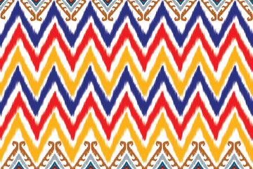 Zigzag seamless geometric ethnic  pattern