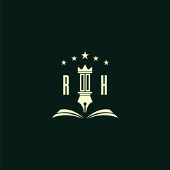 initials design modern legal attorney law firm lawyer advocate consultancy business logo vector